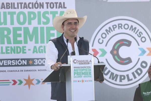 Vienen mega obras para Coahuila: Manolo